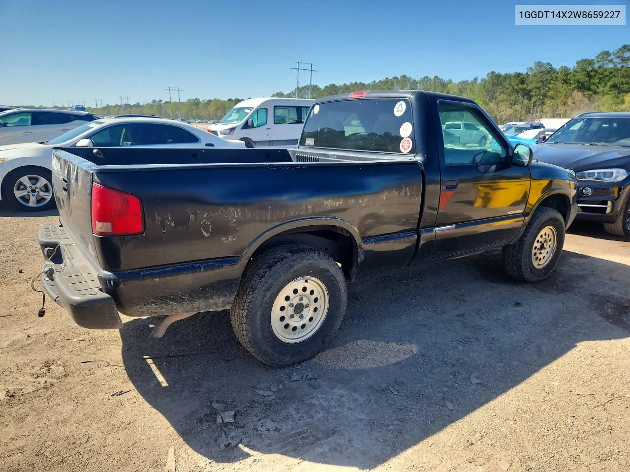 1998 Isuzu Hombre VIN: 1GGDT14X2W8659227 Lot: 55953606