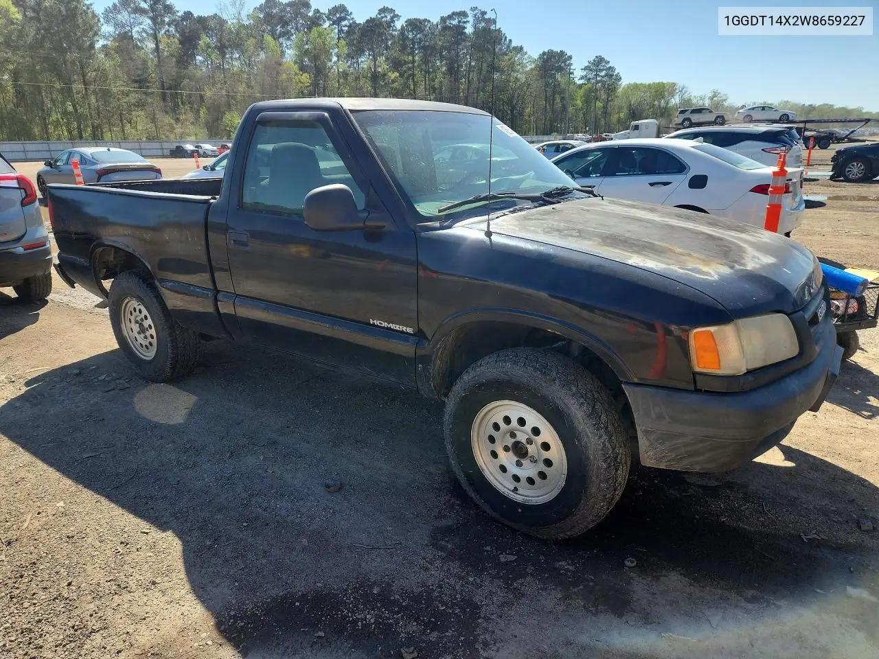 1998 Isuzu Hombre VIN: 1GGDT14X2W8659227 Lot: 55953606