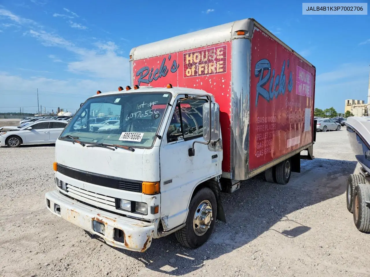 1993 Isuzu Npr Box Truck VIN: JALB4B1K3P7002706 Lot: 60976556