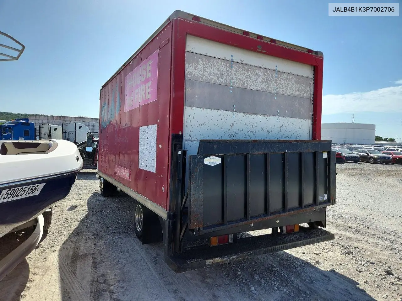 1993 Isuzu Npr Box Truck VIN: JALB4B1K3P7002706 Lot: 60976556