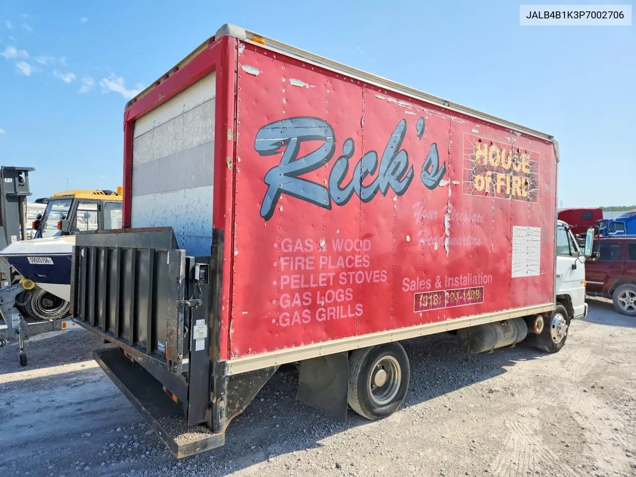 1993 Isuzu Npr Box Truck VIN: JALB4B1K3P7002706 Lot: 60976556