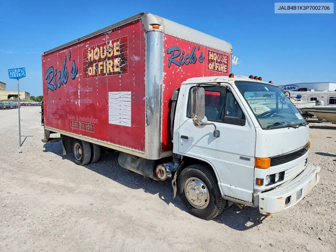 1993 Isuzu Npr Box Truck VIN: JALB4B1K3P7002706 Lot: 60976556