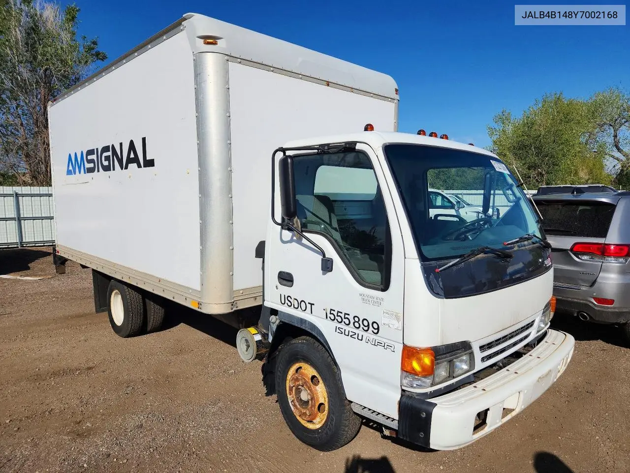 2000 Isuzu Npr Box Truck VIN: JALB4B148Y7002168 Lot: 51327536