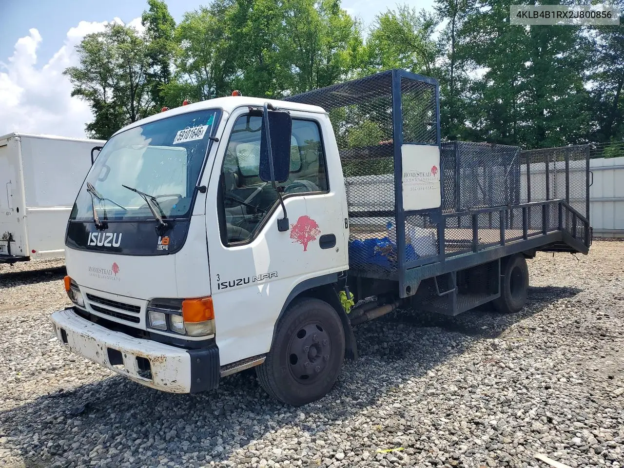 2002 Isuzu Npr VIN: 4KLB4B1RX2J800856 Lot: 59101646