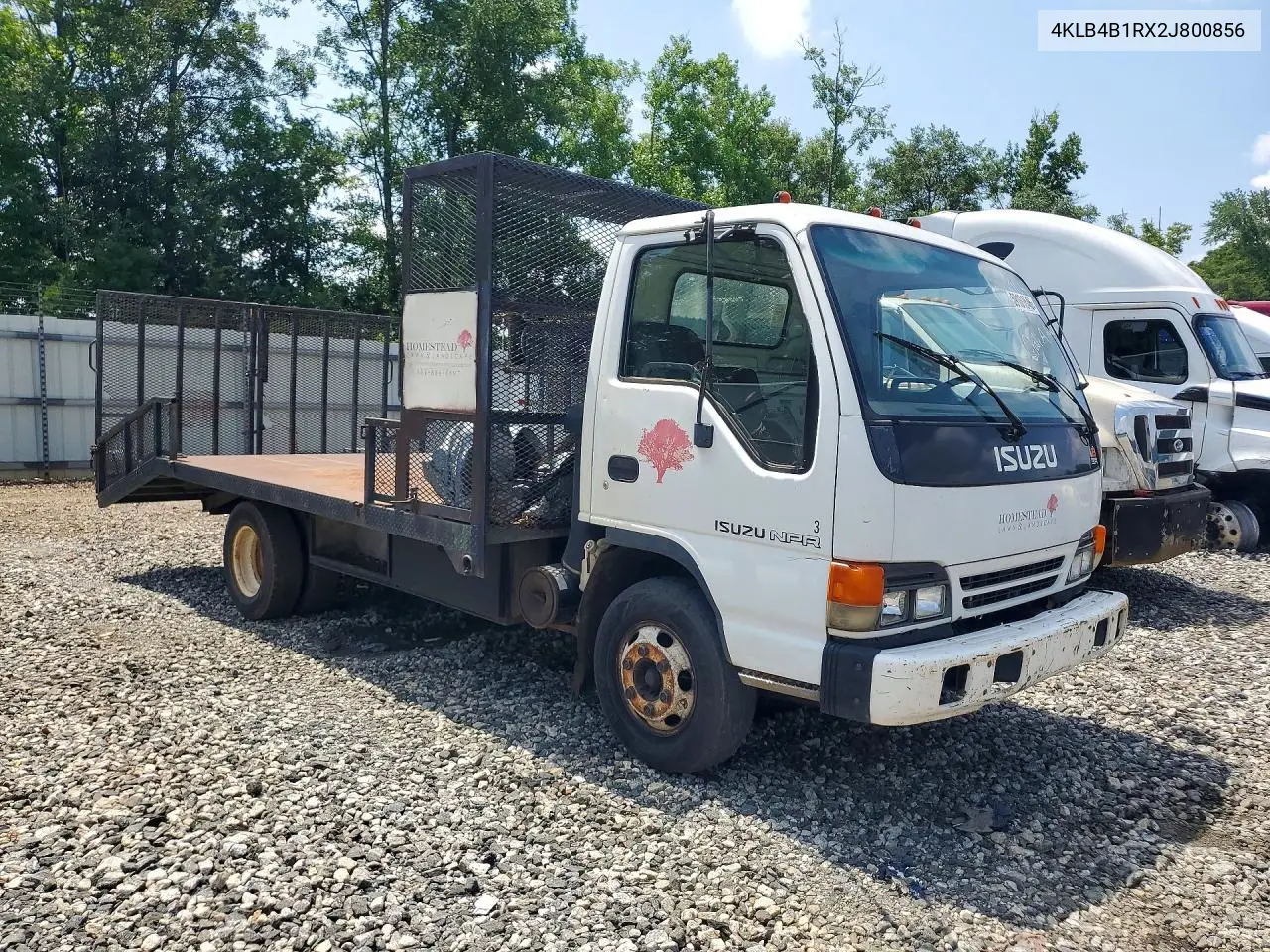 2002 Isuzu Npr VIN: 4KLB4B1RX2J800856 Lot: 59101646