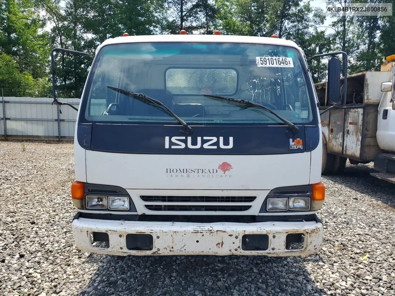 2002 Isuzu Npr VIN: 4KLB4B1RX2J800856 Lot: 59101646