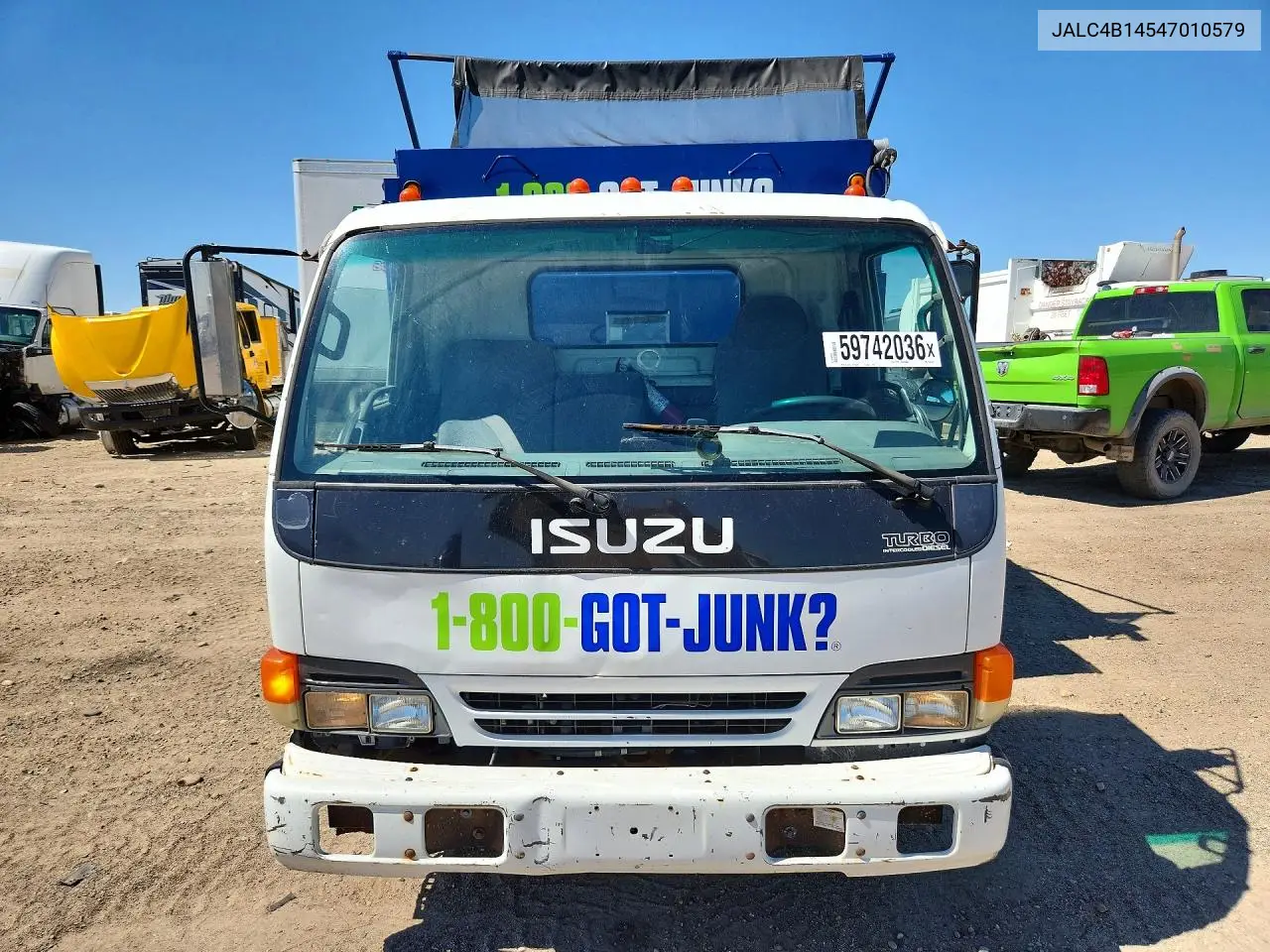 2004 Isuzu Npr Dump Truck VIN: JALC4B14547010579 Lot: 59742036