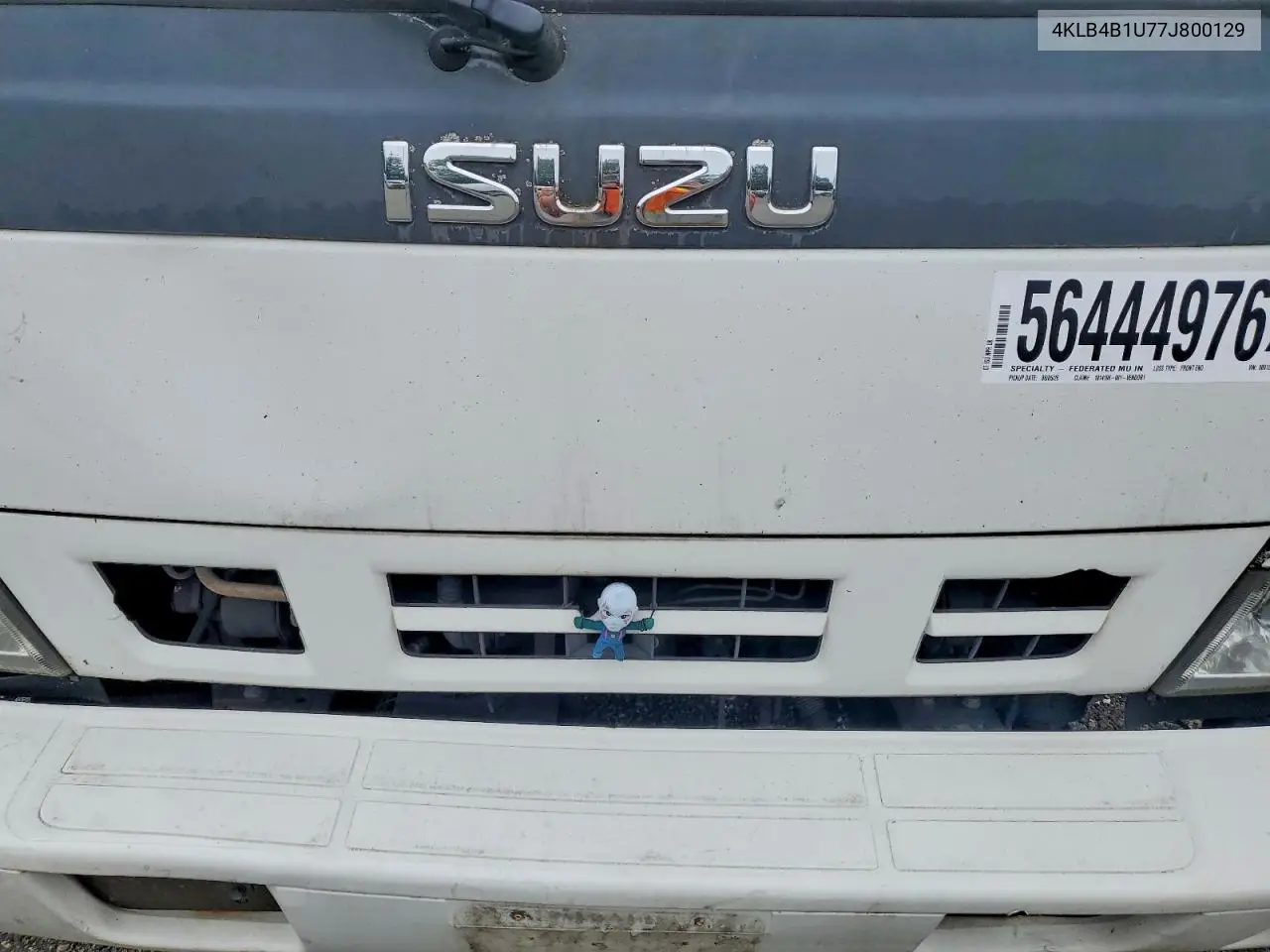 2007 Isuzu Npr Dump Truck VIN: 4KLB4B1U77J800129 Lot: 56444976