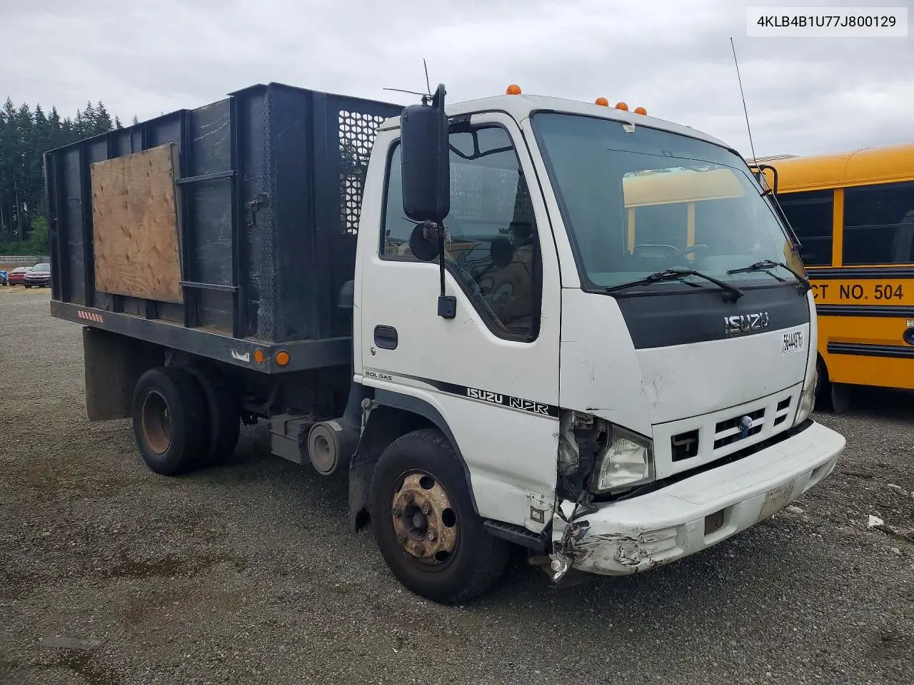 2007 Isuzu Npr Dump Truck VIN: 4KLB4B1U77J800129 Lot: 56444976