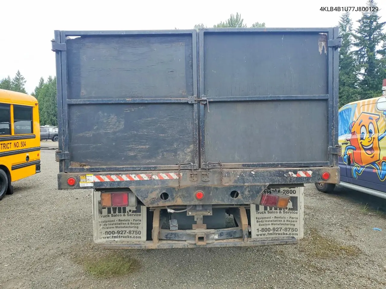 2007 Isuzu Npr Dump Truck VIN: 4KLB4B1U77J800129 Lot: 56444976