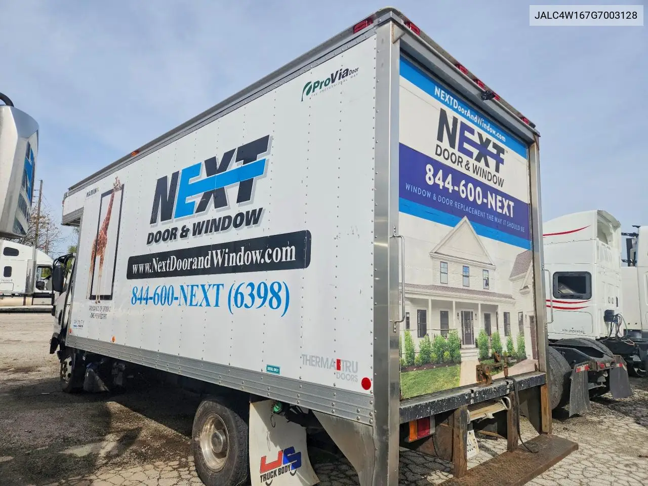 2008 Isuzu Npr Hd Box Truck VIN: JALC4W167G7003128 Lot: 50113226