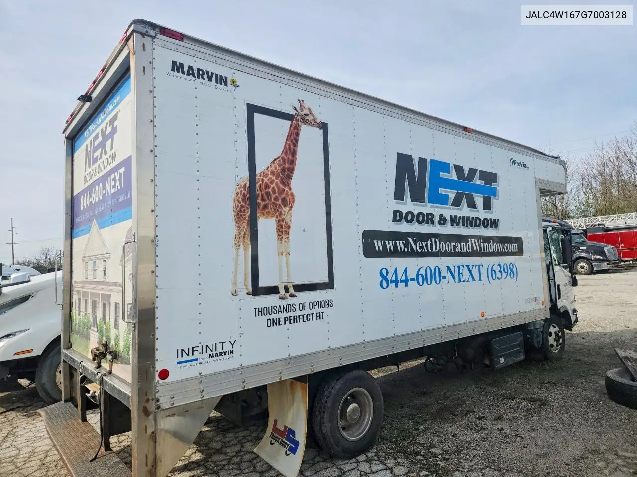 2008 Isuzu Npr Hd Box Truck VIN: JALC4W167G7003128 Lot: 50113226