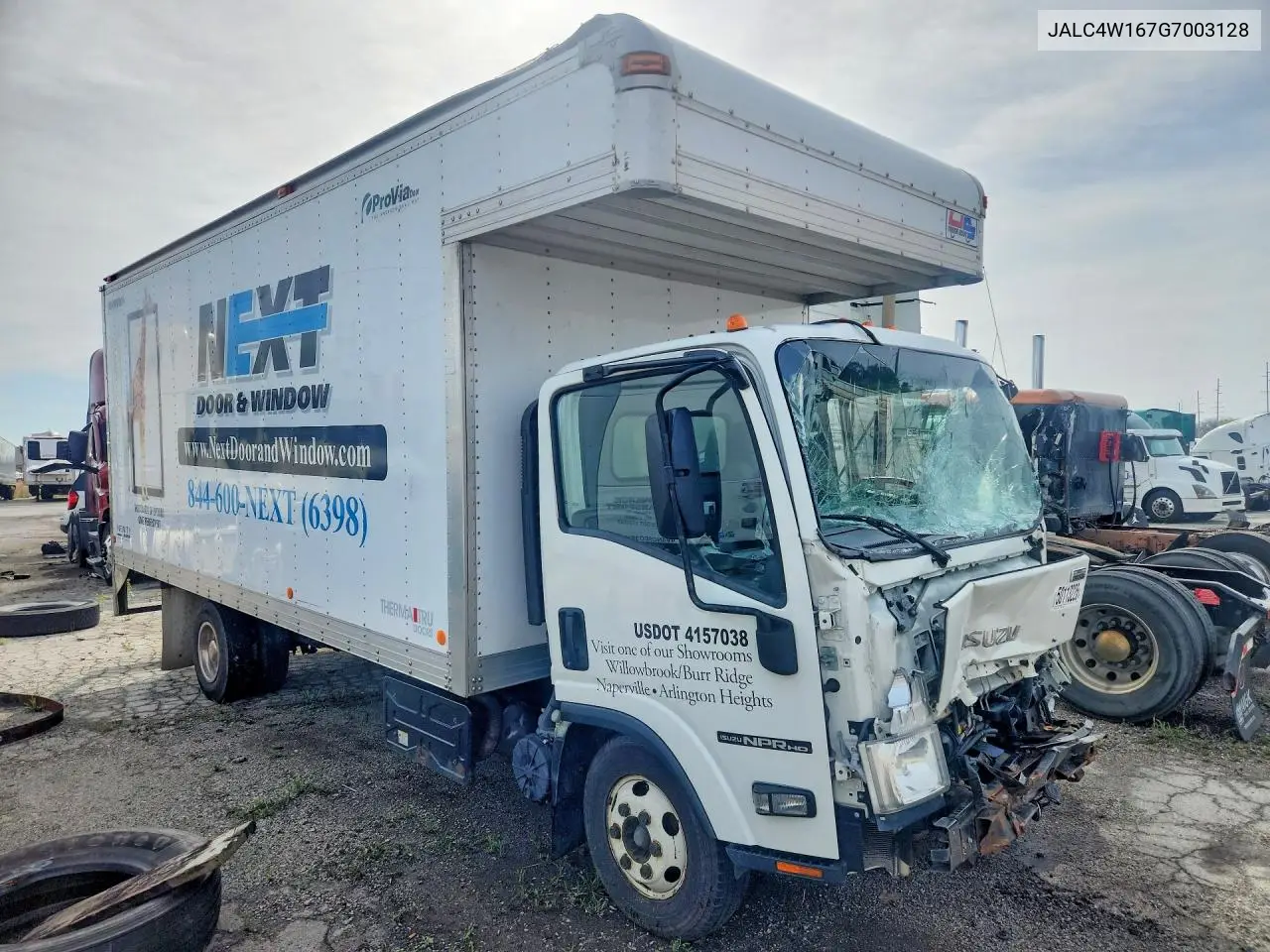 2008 Isuzu Npr Hd Box Truck VIN: JALC4W167G7003128 Lot: 50113226