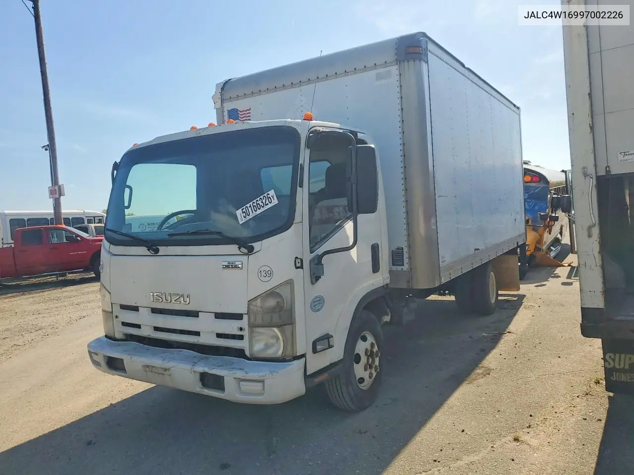 2009 Isuzu Npr Box Truck VIN: JALC4W16997002226 Lot: 50166326