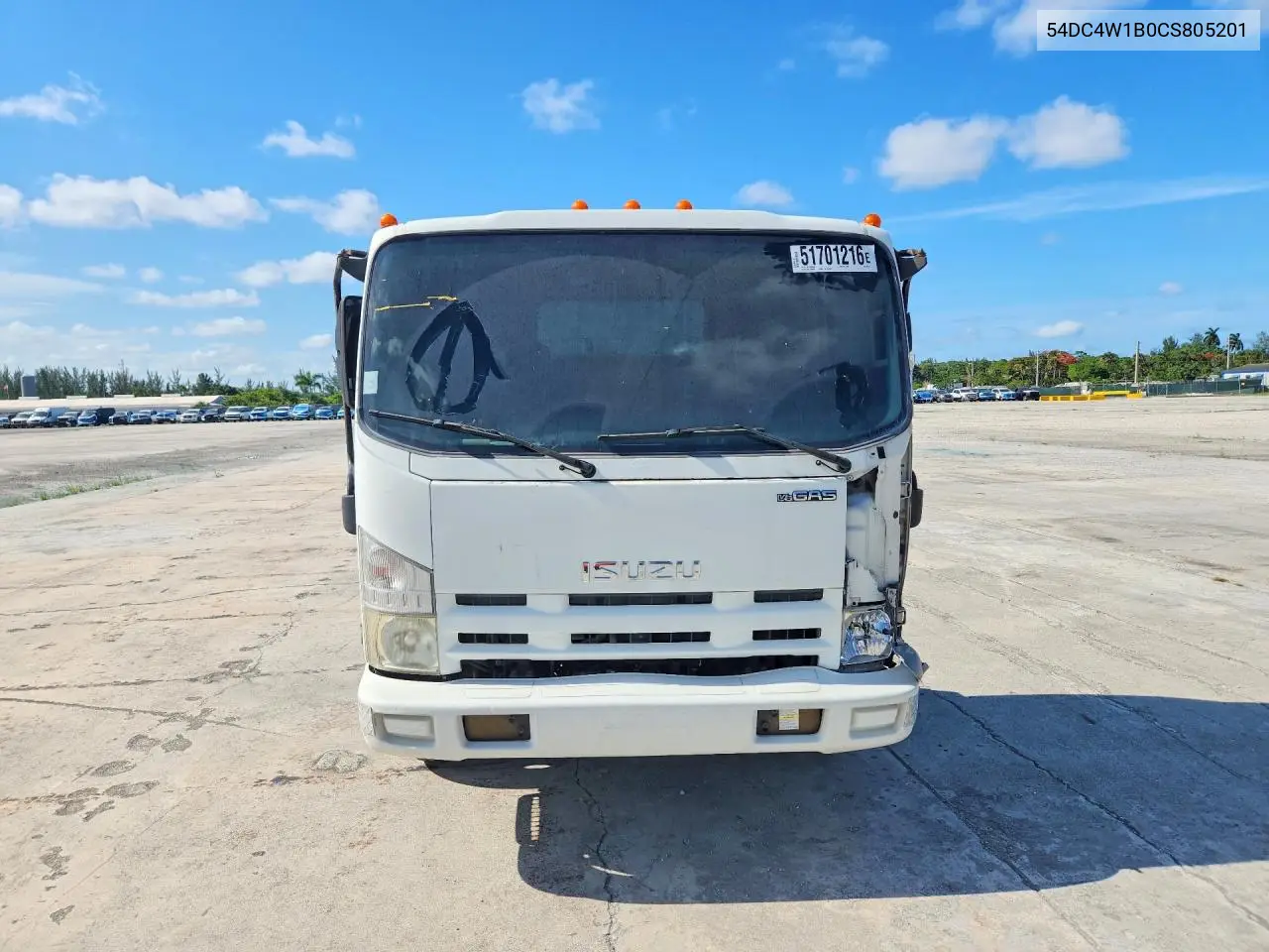 2012 Isuzu Npr Hd VIN: 54DC4W1B0CS805201 Lot: 51701216