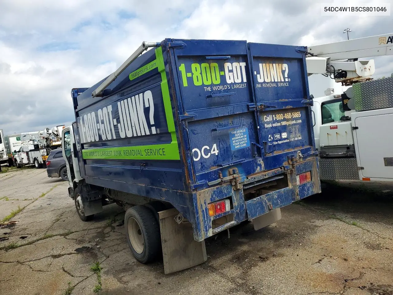 2012 Isuzu Npr Hd VIN: 54DC4W1B5CS801046 Lot: 58375566