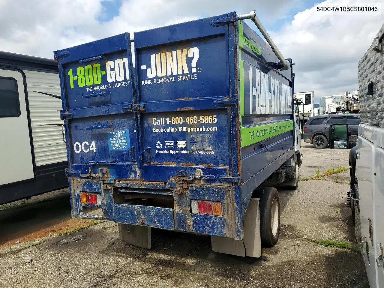 2012 Isuzu Npr Hd VIN: 54DC4W1B5CS801046 Lot: 58375566