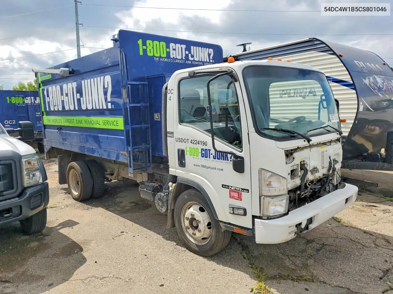 2012 Isuzu Npr Hd VIN: 54DC4W1B5CS801046 Lot: 58375566