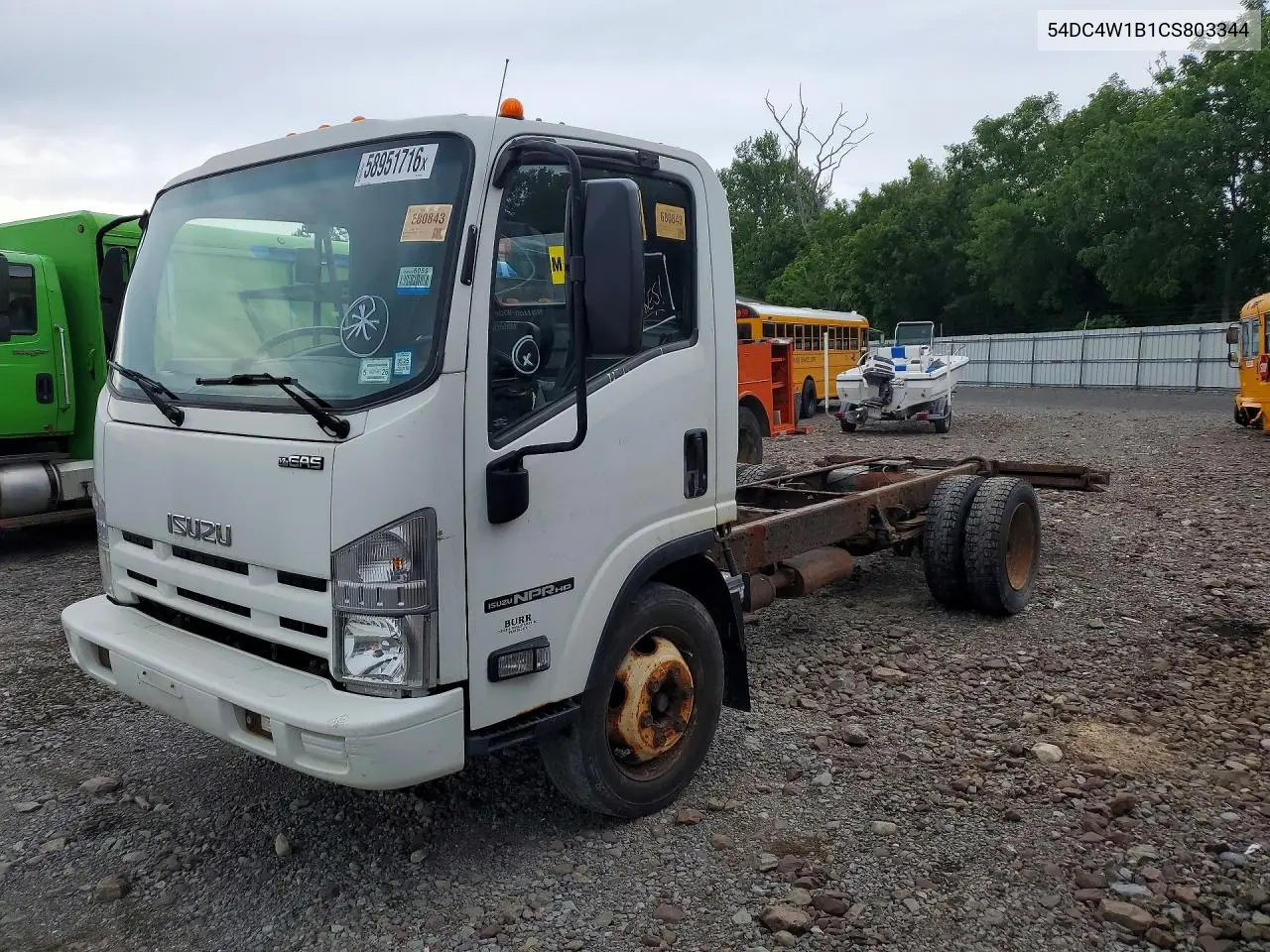 2012 Isuzu Npr Hd VIN: 54DC4W1B1CS803344 Lot: 58951716