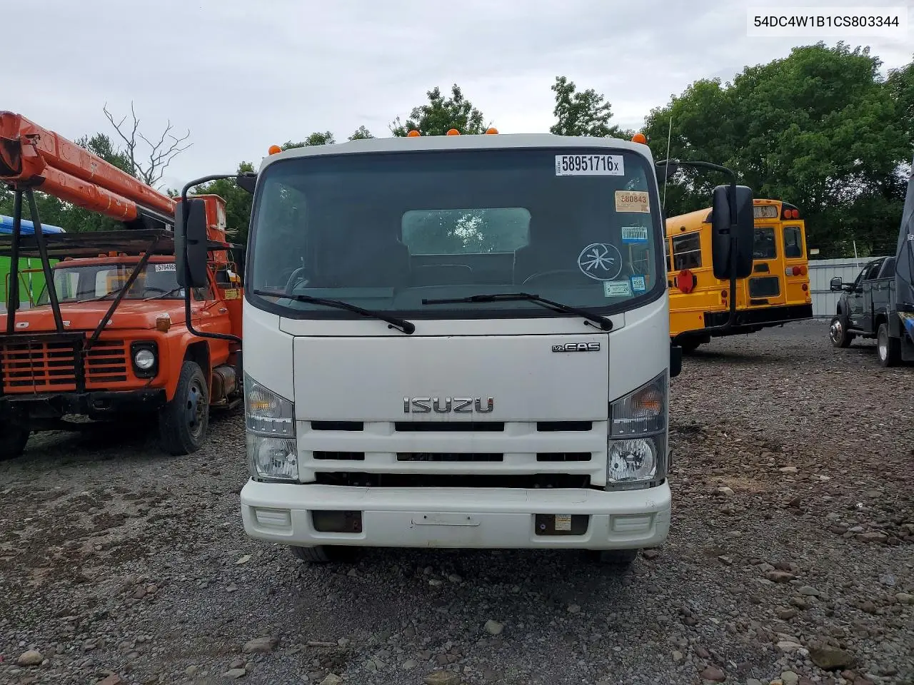 2012 Isuzu Npr Hd VIN: 54DC4W1B1CS803344 Lot: 58951716