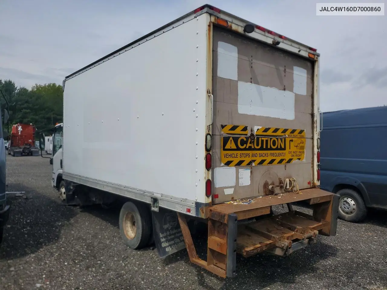 2013 Isuzu Npr Hd Box Truck VIN: JALC4W160D7000860 Lot: 50388476