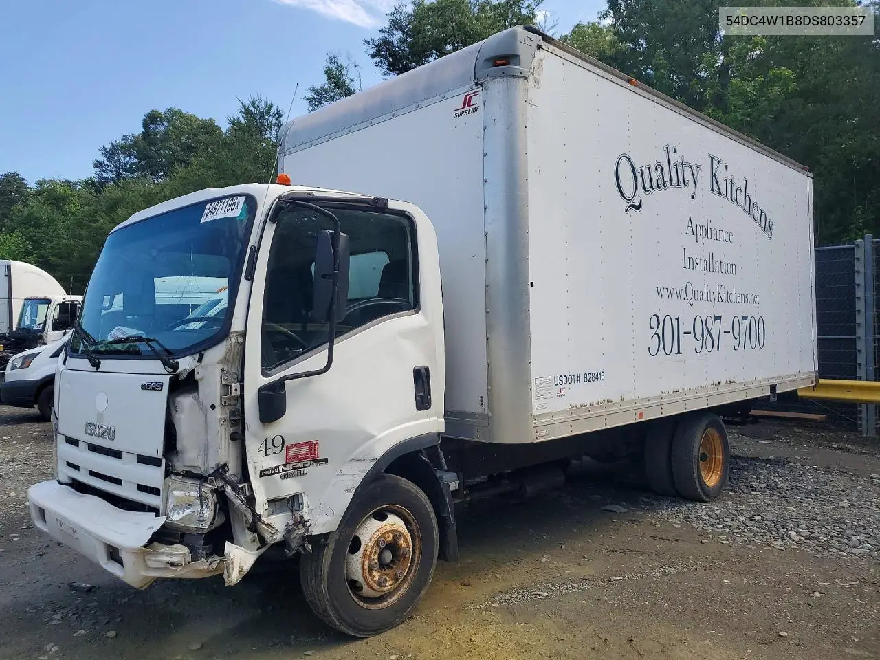 2013 Isuzu Npr Hd VIN: 54DC4W1B8DS803357 Lot: 54971196