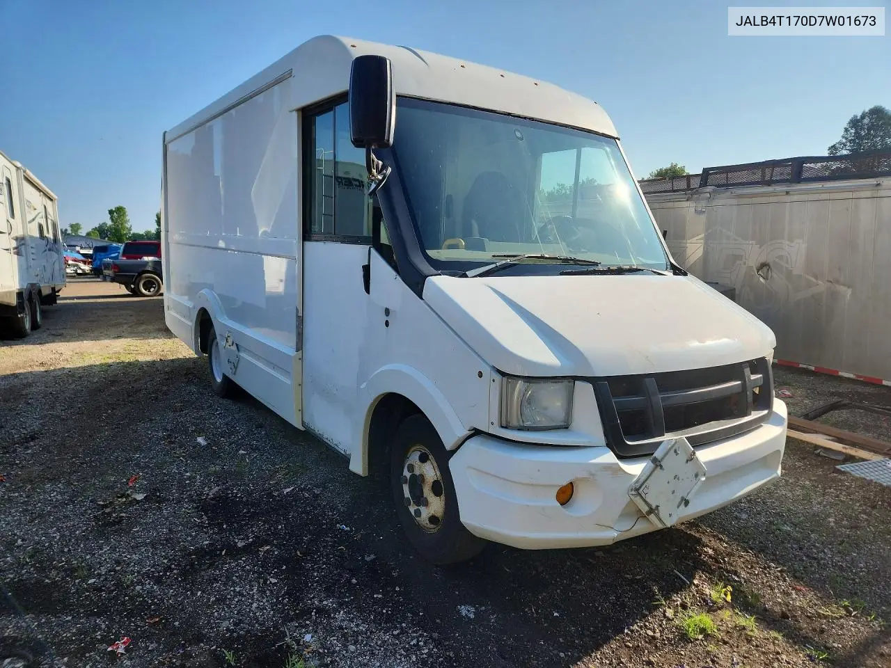 2013 Isuzu Npr Hd Delivery Van VIN: JALB4T170D7W01673 Lot: 58372276