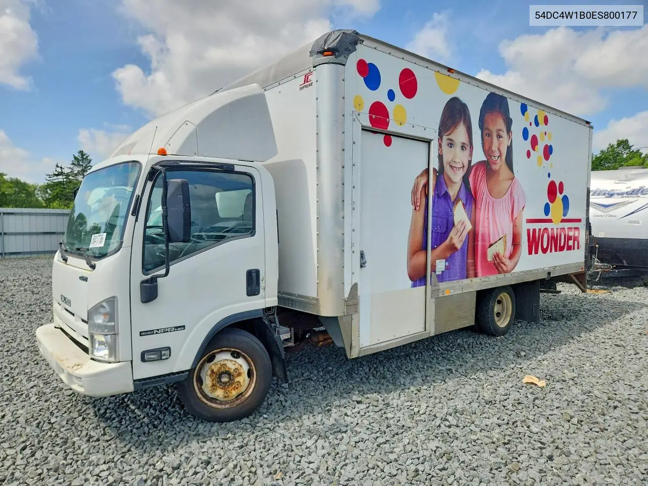 2014 Isuzu Npr Hd Delivery Truck VIN: 54DC4W1B0ES800177 Lot: 58417736
