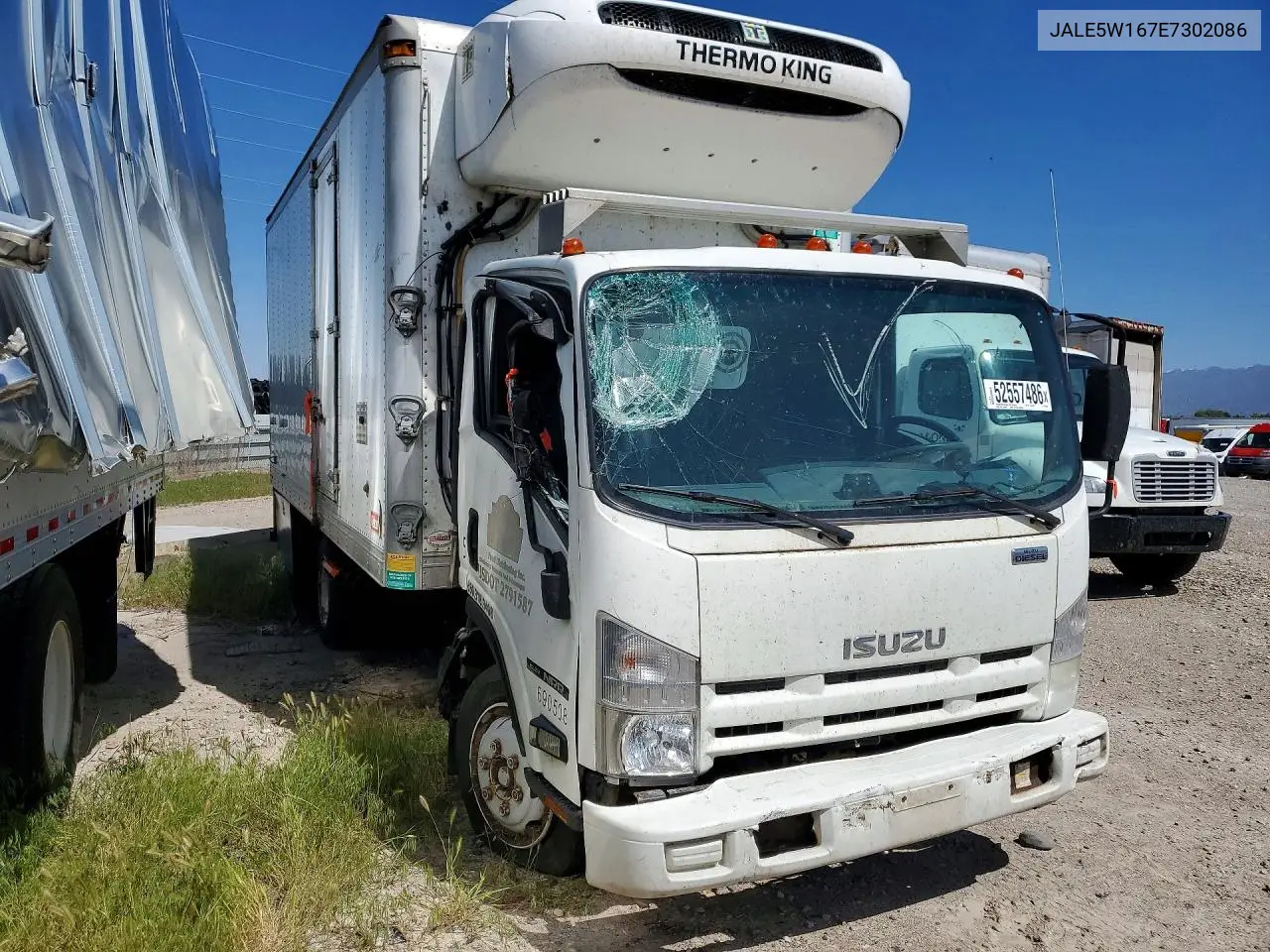 2014 Isuzu Nrr - Refrigerated Box Truck VIN: JALE5W167E7302086 Lot: 58476236