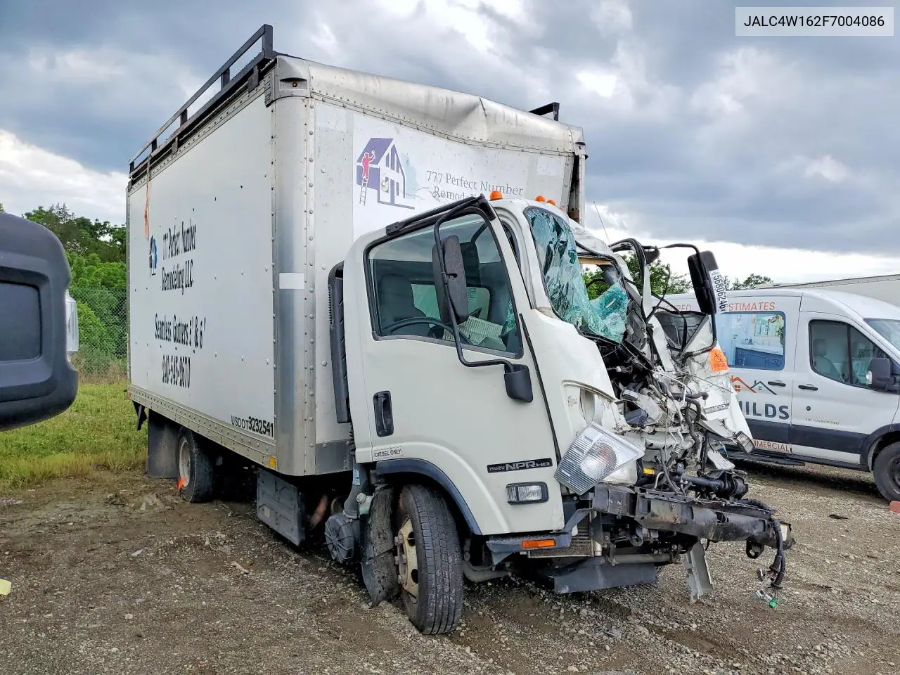 2015 Isuzu Npr Hd Box Truck VIN: JALC4W162F7004086 Lot: 56806246