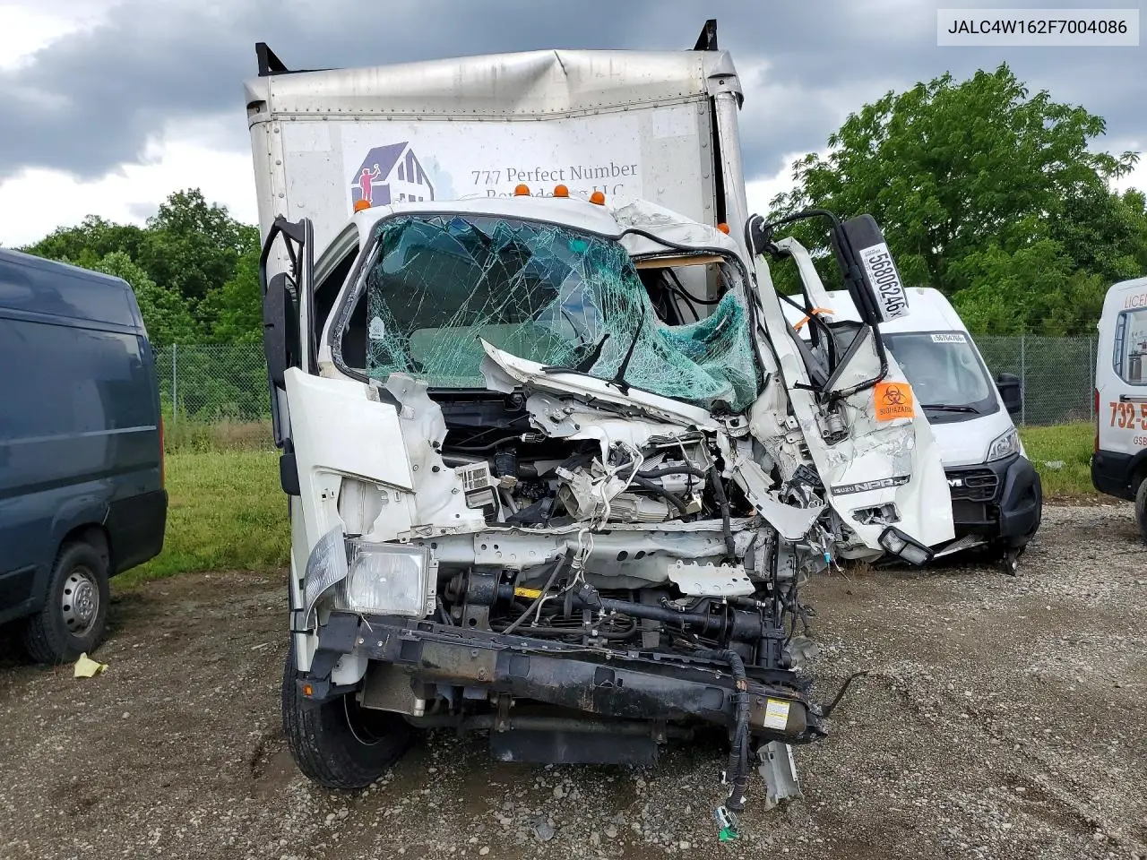2015 Isuzu Npr Hd Box Truck VIN: JALC4W162F7004086 Lot: 56806246