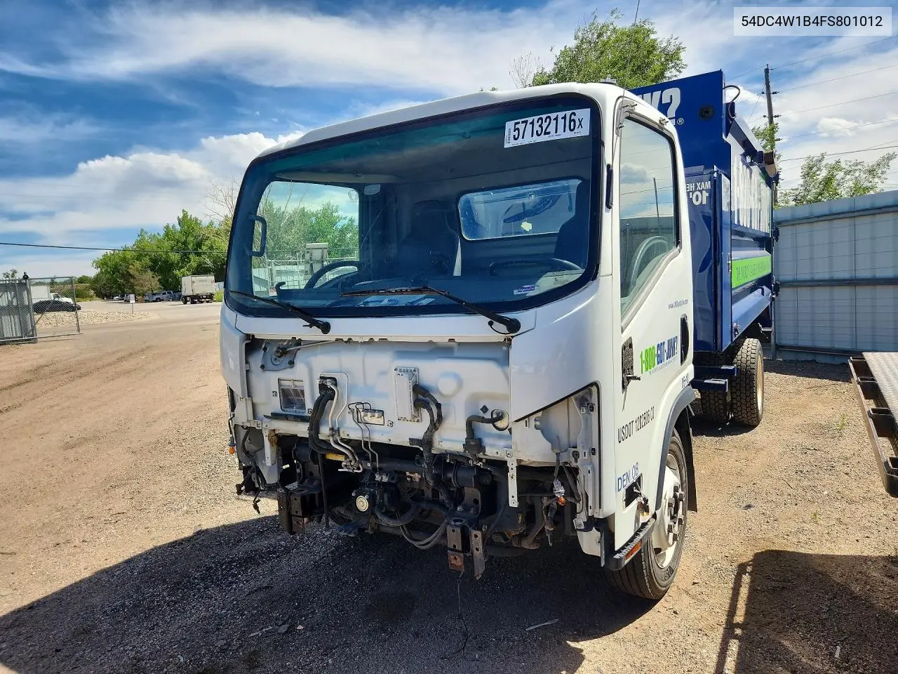 2015 Isuzu Npr Hd Dump Truck VIN: 54DC4W1B4FS801012 Lot: 57132116