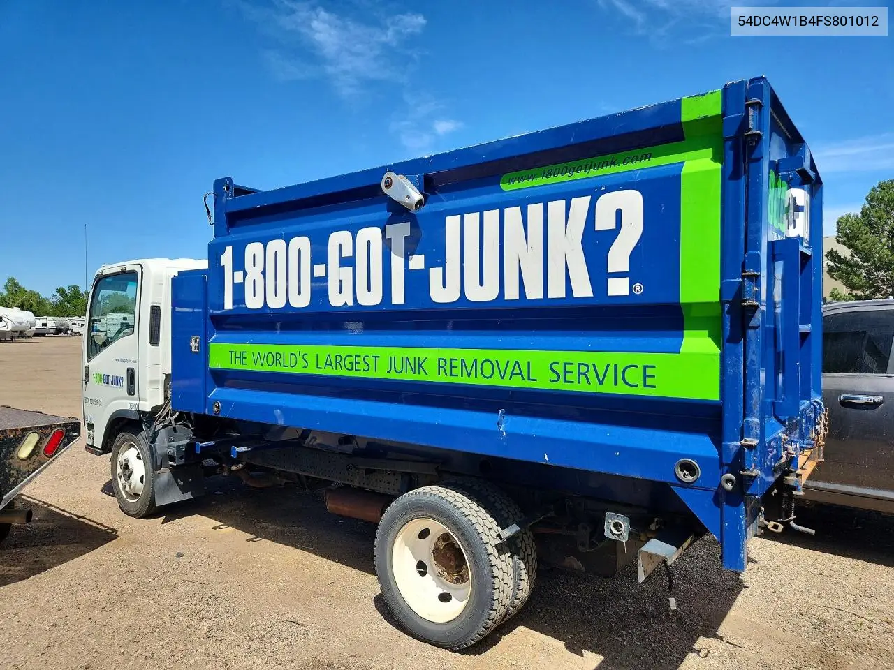 2015 Isuzu Npr Hd Dump Truck VIN: 54DC4W1B4FS801012 Lot: 57132116