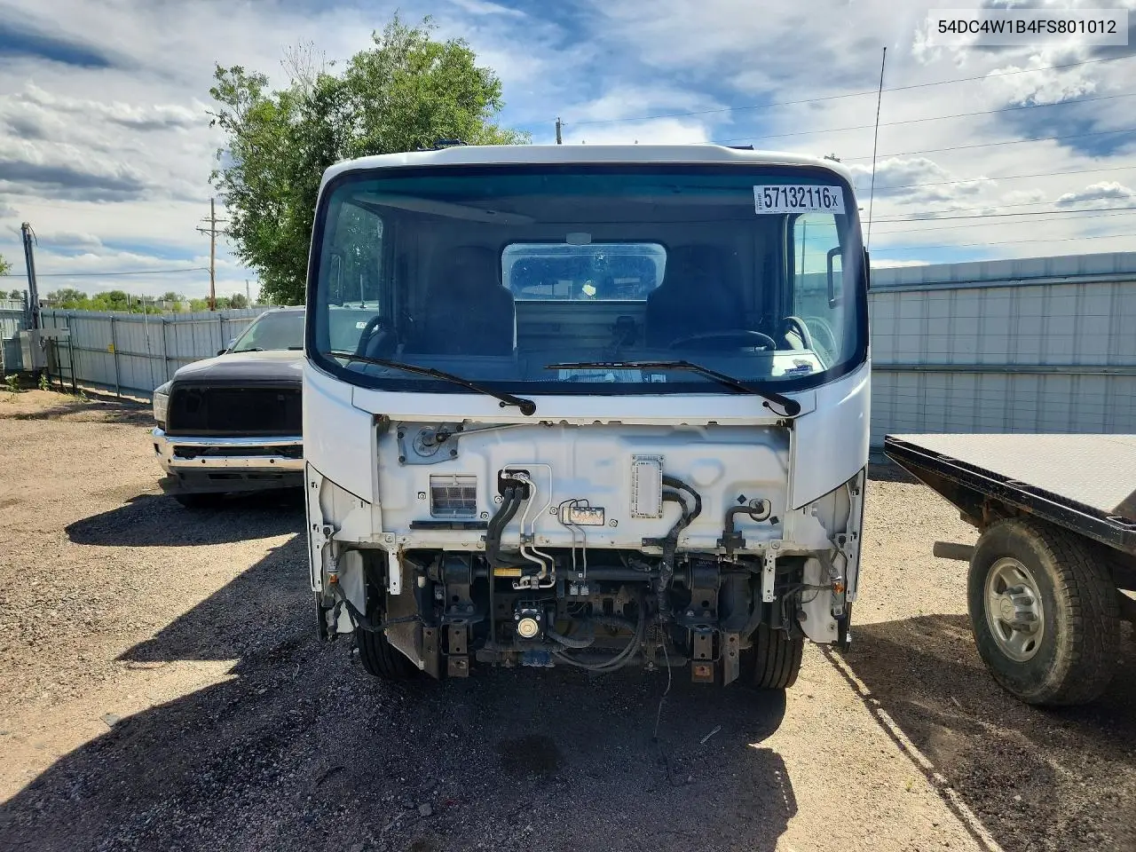 2015 Isuzu Npr Hd Dump Truck VIN: 54DC4W1B4FS801012 Lot: 57132116