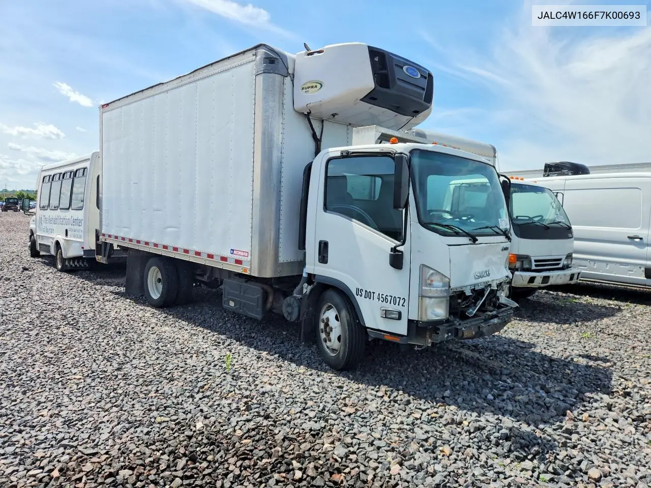 2015 Isuzu Npr-Hd Refrigerated Box Truck VIN: JALC4W166F7K00693 Lot: 57179146