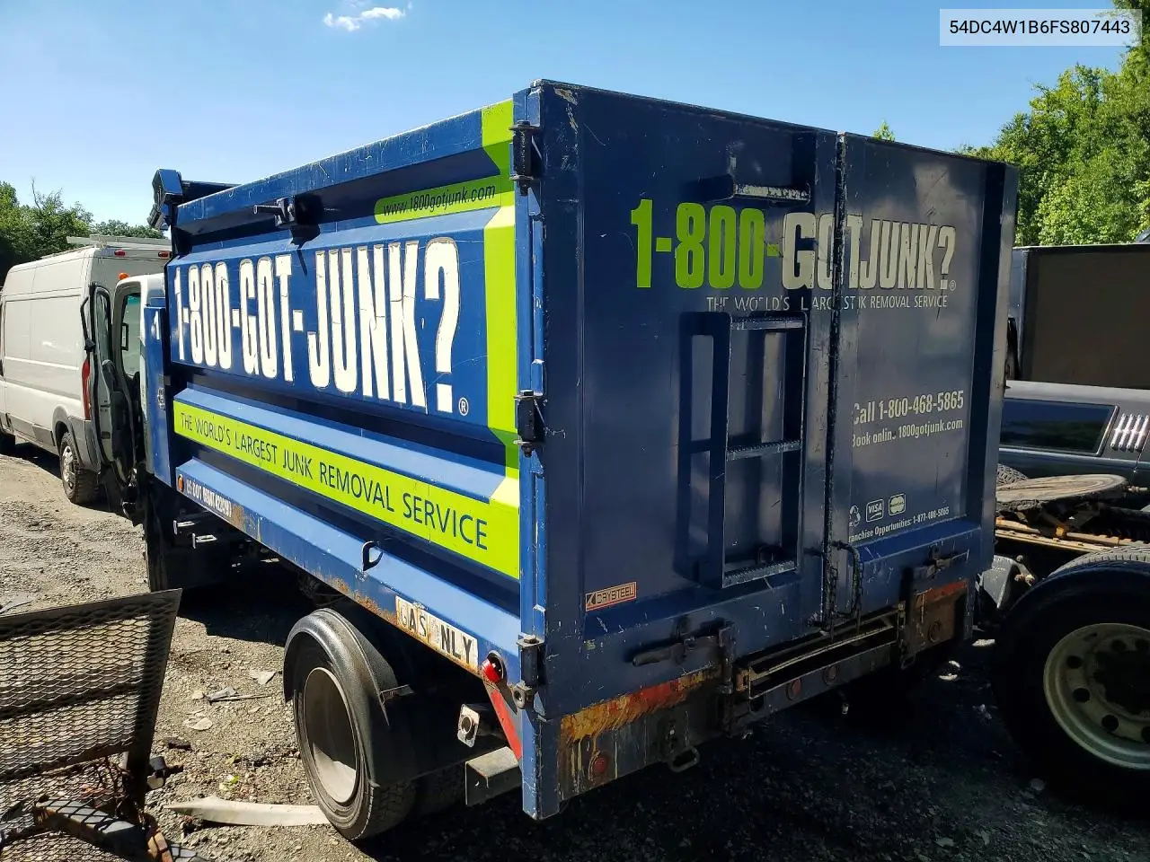 2015 Isuzu Npr Hd Dump Truck VIN: 54DC4W1B6FS807443 Lot: 57566896