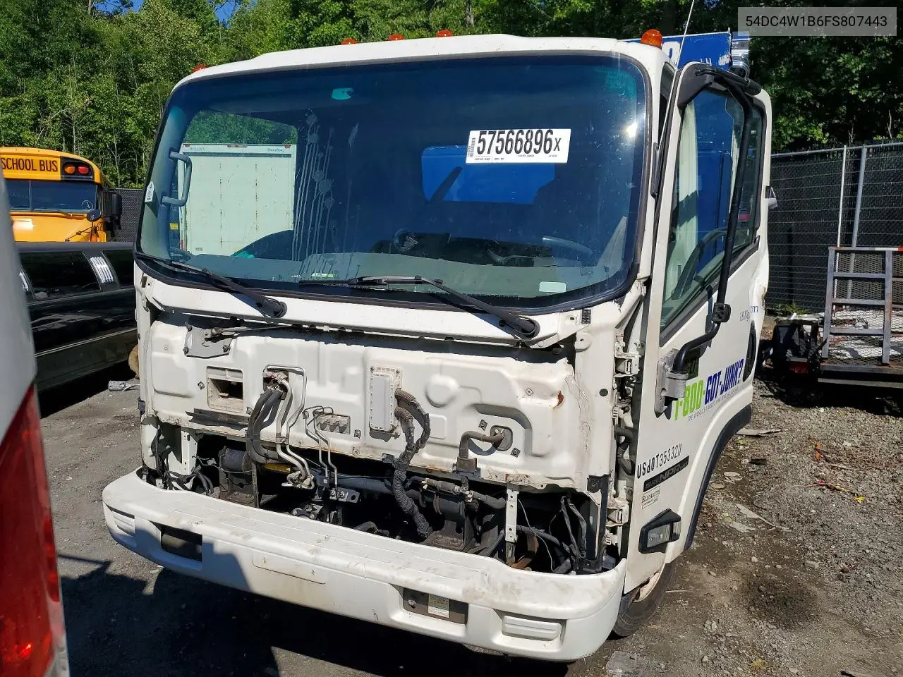 2015 Isuzu Npr Hd Dump Truck VIN: 54DC4W1B6FS807443 Lot: 57566896