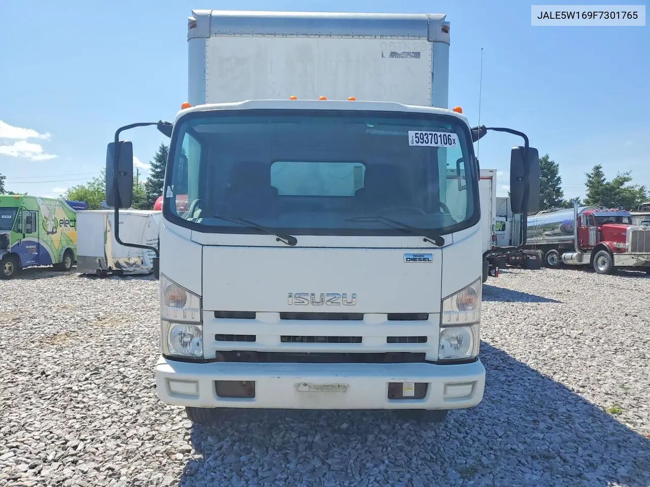 2015 Isuzu Nrr Box Truck VIN: JALE5W169F7301765 Lot: 59370106