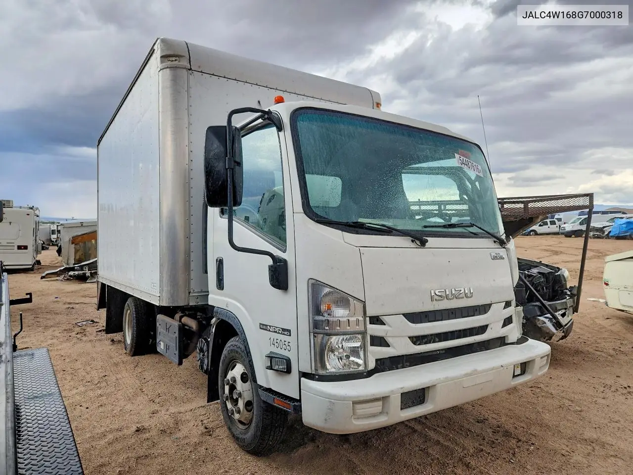 2016 Isuzu Npr Hd Box Truck VIN: JALC4W168G7000318 Lot: 54487616