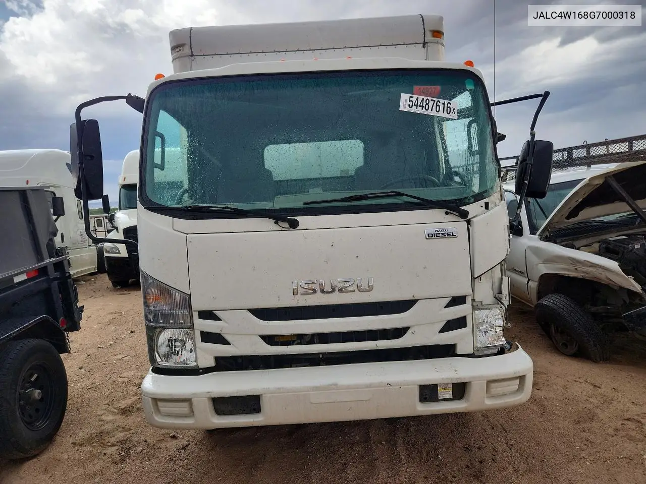 2016 Isuzu Npr Hd Box Truck VIN: JALC4W168G7000318 Lot: 54487616