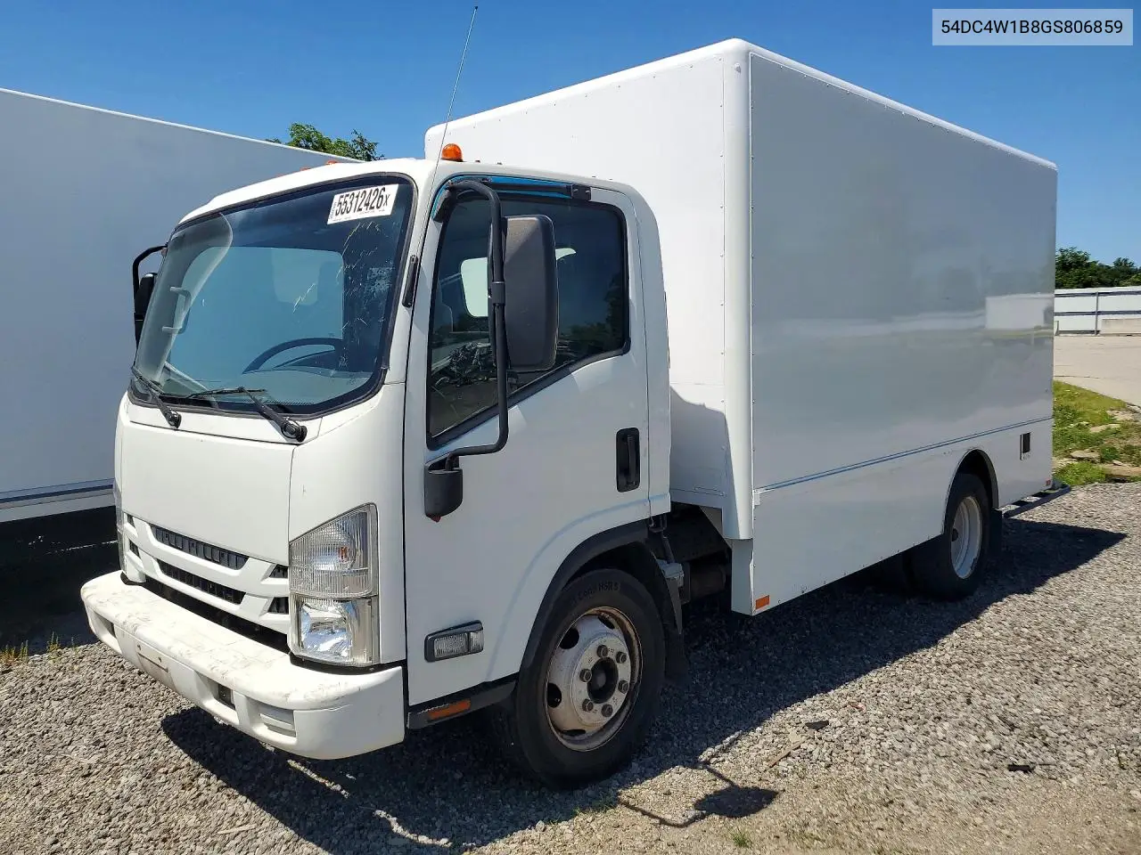 2016 Isuzu Npr Hd Box Truck VIN: 54DC4W1B8GS806859 Lot: 55312426