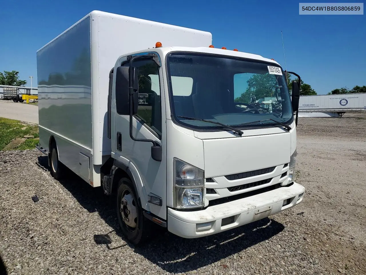 2016 Isuzu Npr Hd Box Truck VIN: 54DC4W1B8GS806859 Lot: 55312426