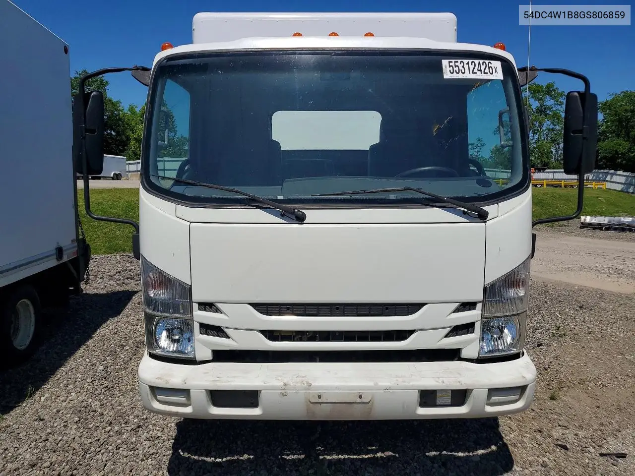 2016 Isuzu Npr Hd Box Truck VIN: 54DC4W1B8GS806859 Lot: 55312426