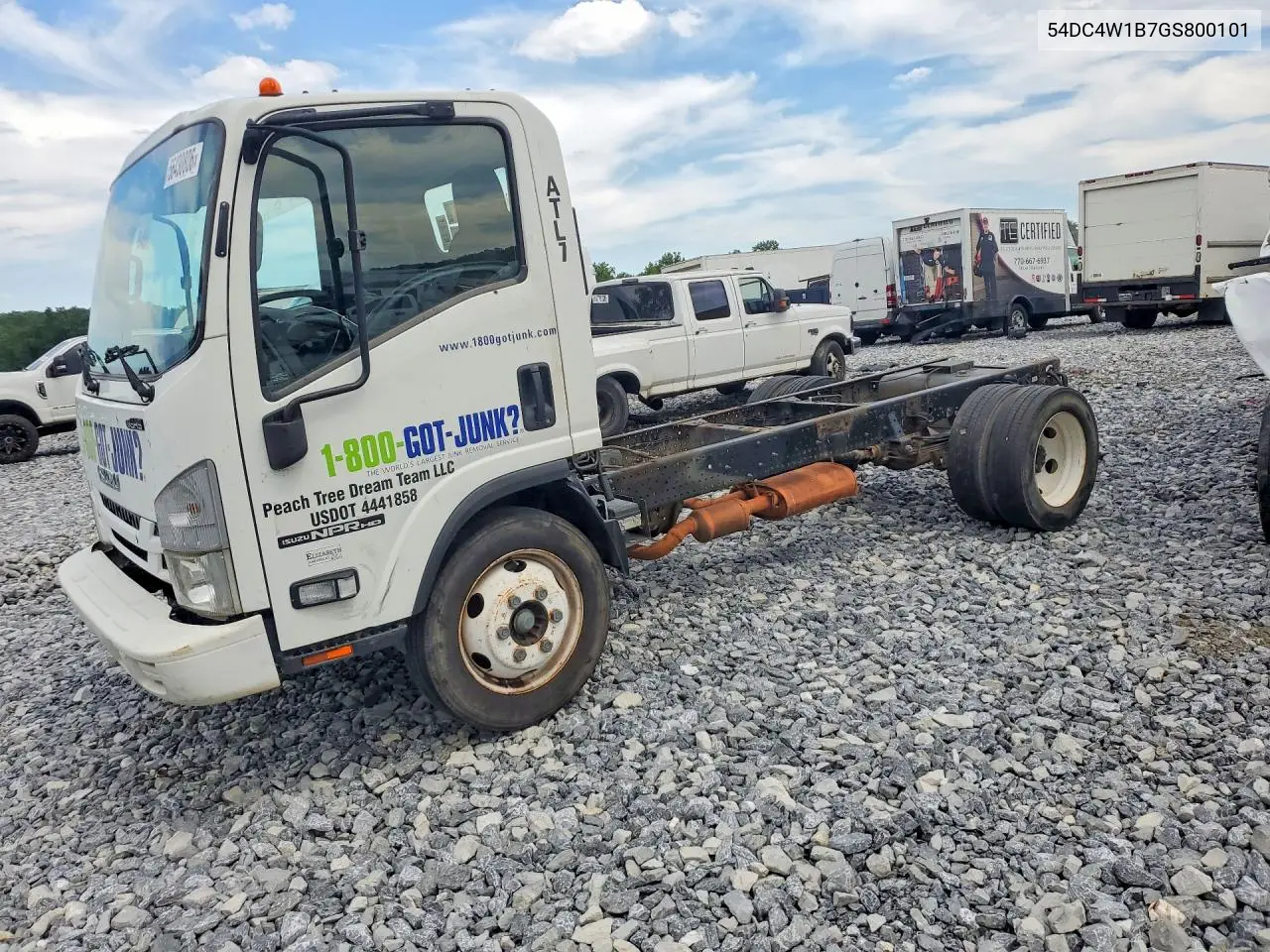 2016 Isuzu Npr Hd VIN: 54DC4W1B7GS800101 Lot: 56430806