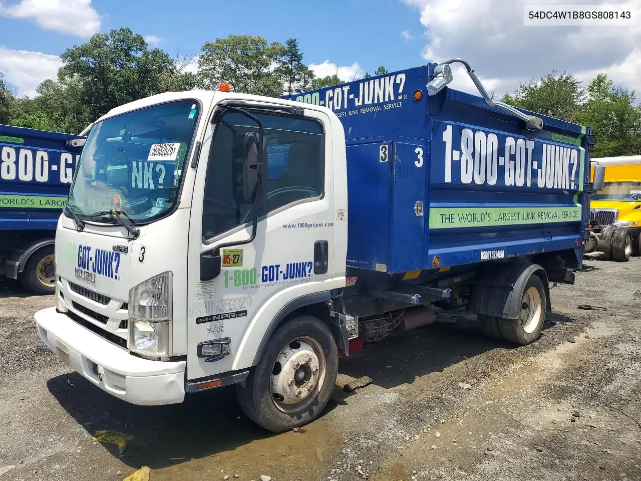 2016 Isuzu Npr Hd VIN: 54DC4W1B8GS808143 Lot: 56982626