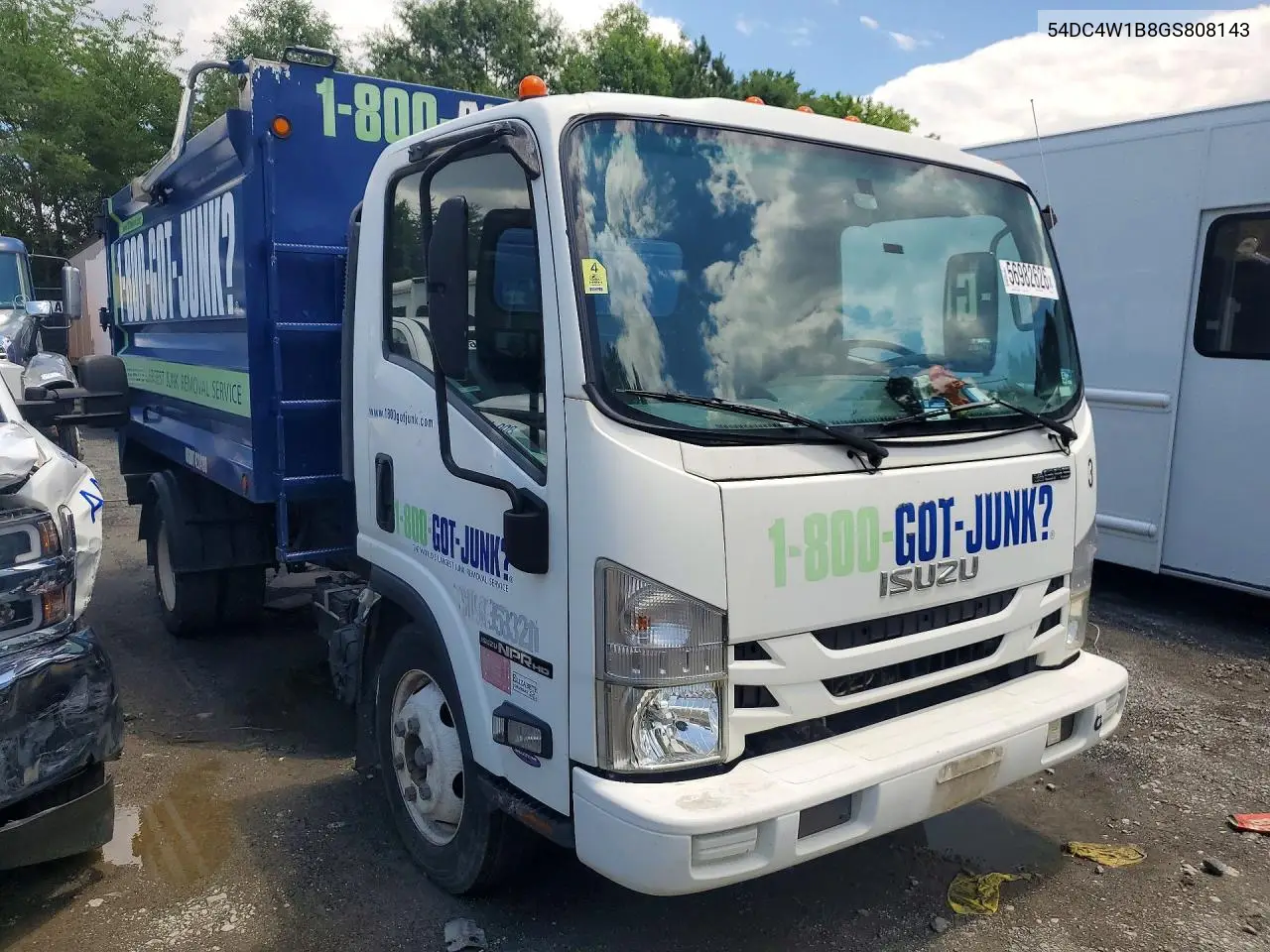 2016 Isuzu Npr Hd VIN: 54DC4W1B8GS808143 Lot: 56982626