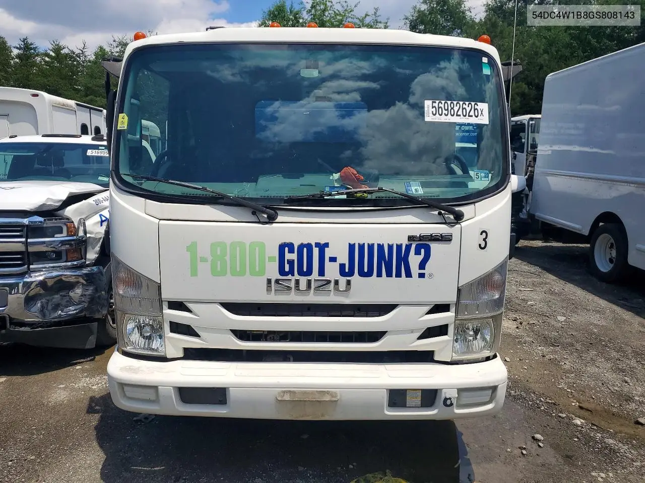 2016 Isuzu Npr Hd VIN: 54DC4W1B8GS808143 Lot: 56982626