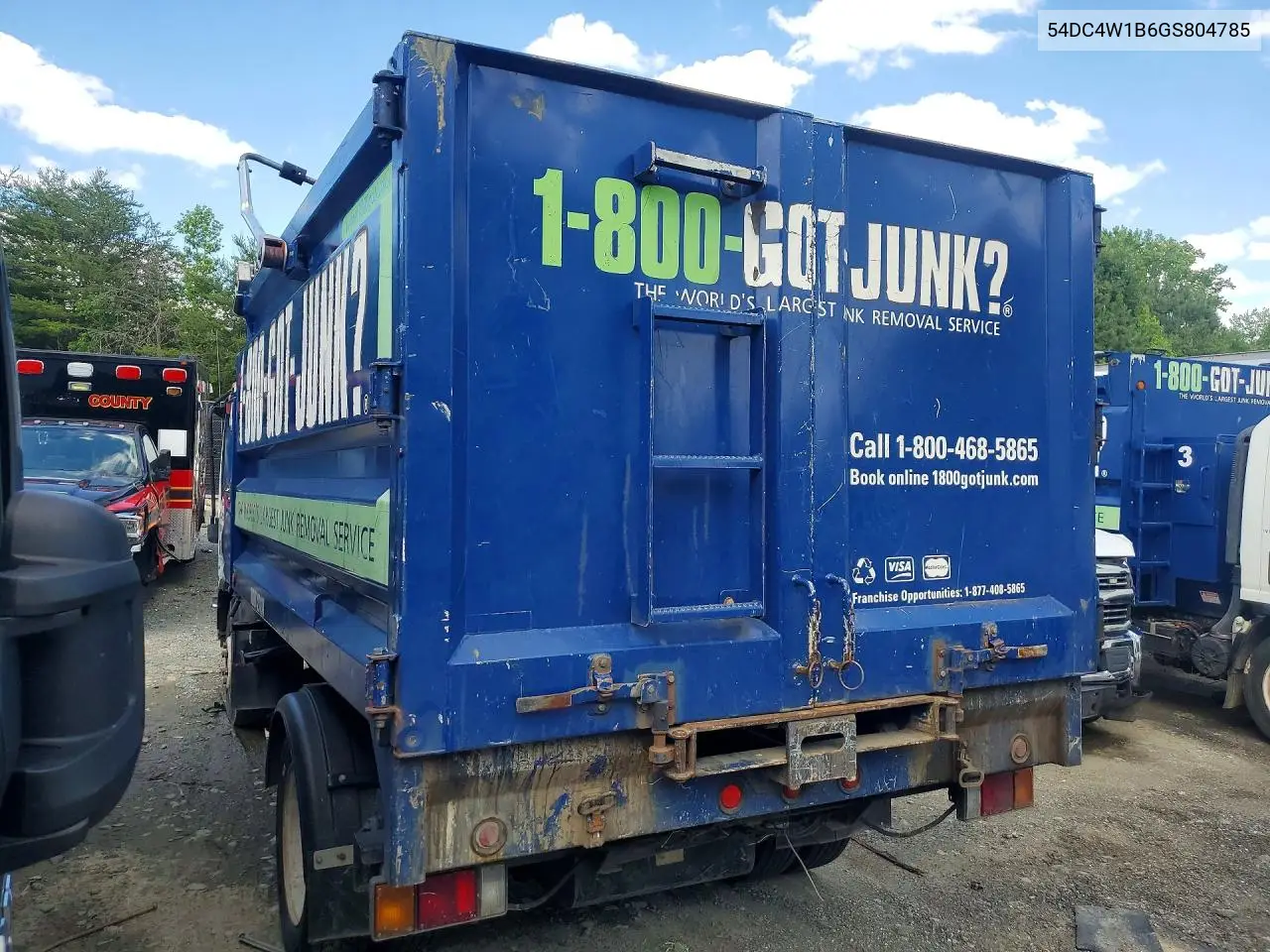 2016 Isuzu Npr Hd Dump Truck VIN: 54DC4W1B6GS804785 Lot: 56983496