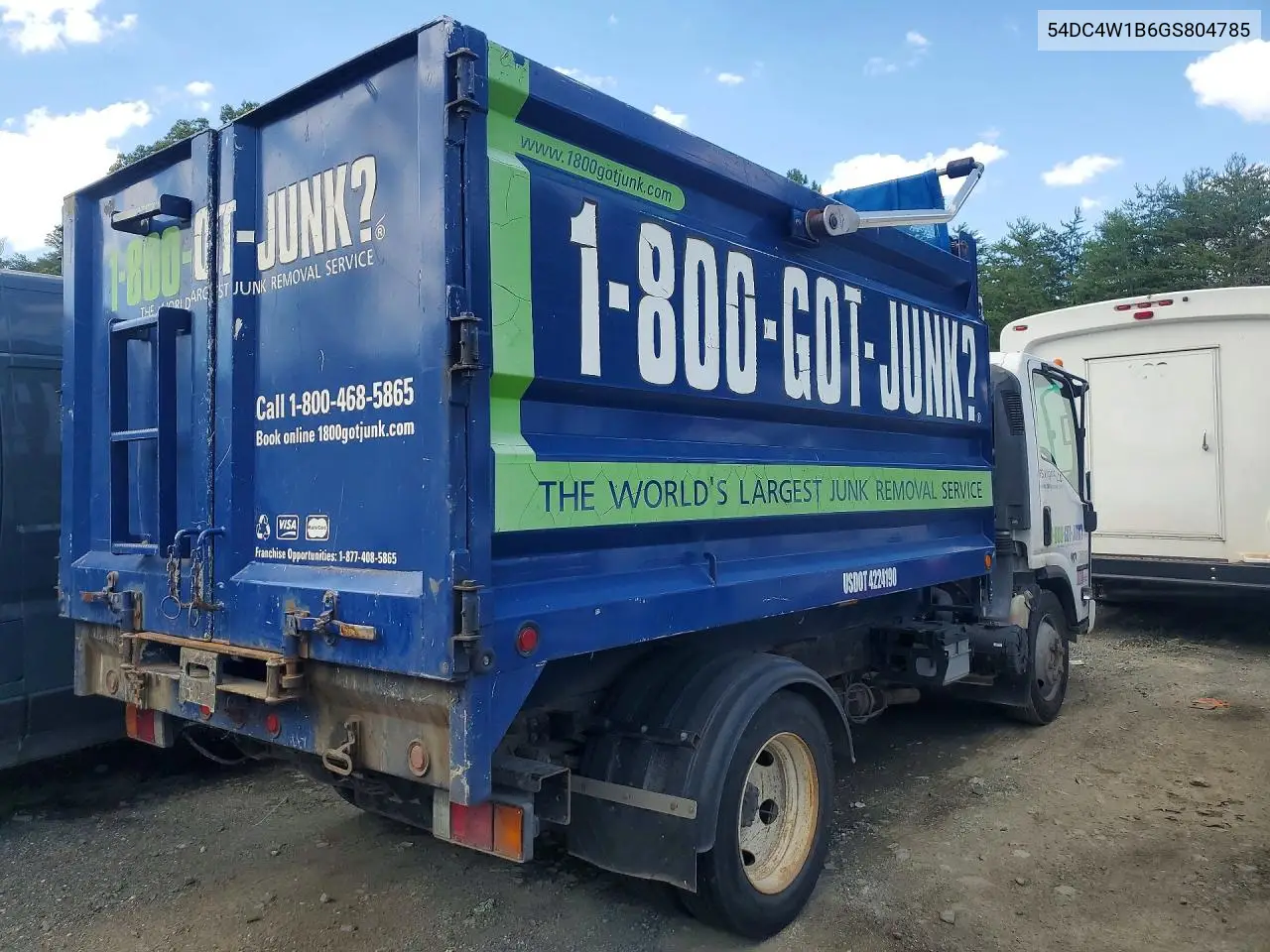 2016 Isuzu Npr Hd Dump Truck VIN: 54DC4W1B6GS804785 Lot: 56983496