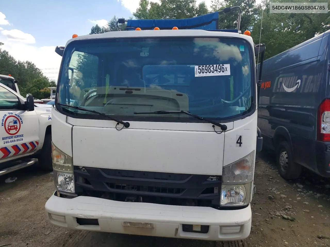 2016 Isuzu Npr Hd Dump Truck VIN: 54DC4W1B6GS804785 Lot: 56983496